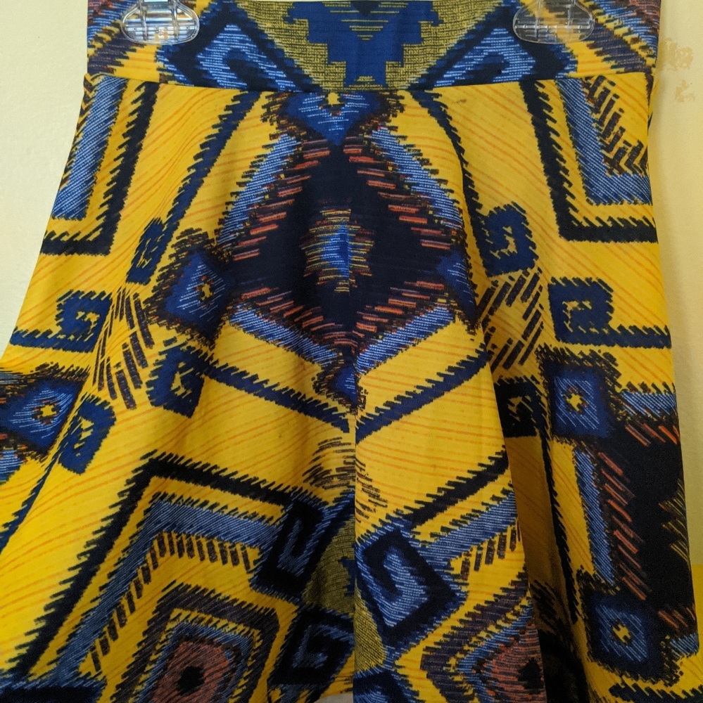 Ikat print skirt